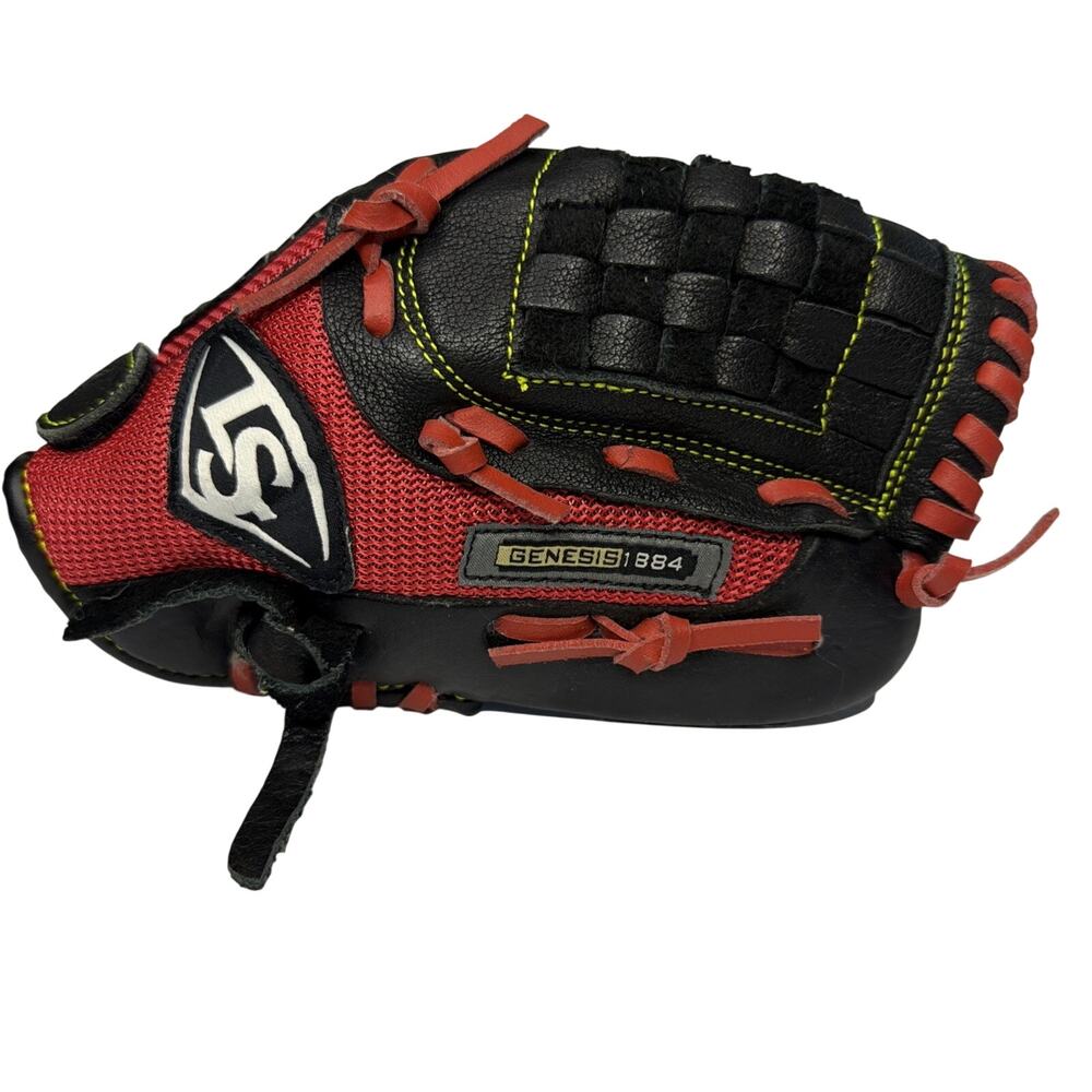 Louisville Slugger Glove Genesis Leather 1884 Red 10.5" RHT Right Hand Baseball
